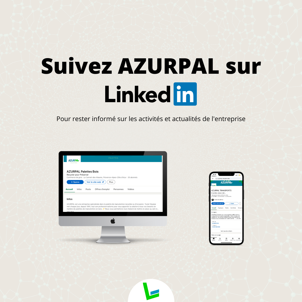 Retrouvez nous sur Linkedin